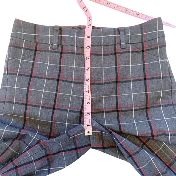 TOMMY HILFIGER Essential Skinny Plaid Pants Academia 00 - Picture 11 of 12